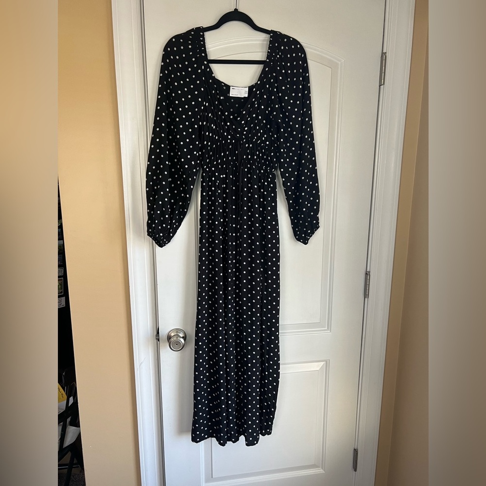 ASOS Polka Dot Maxi Dress